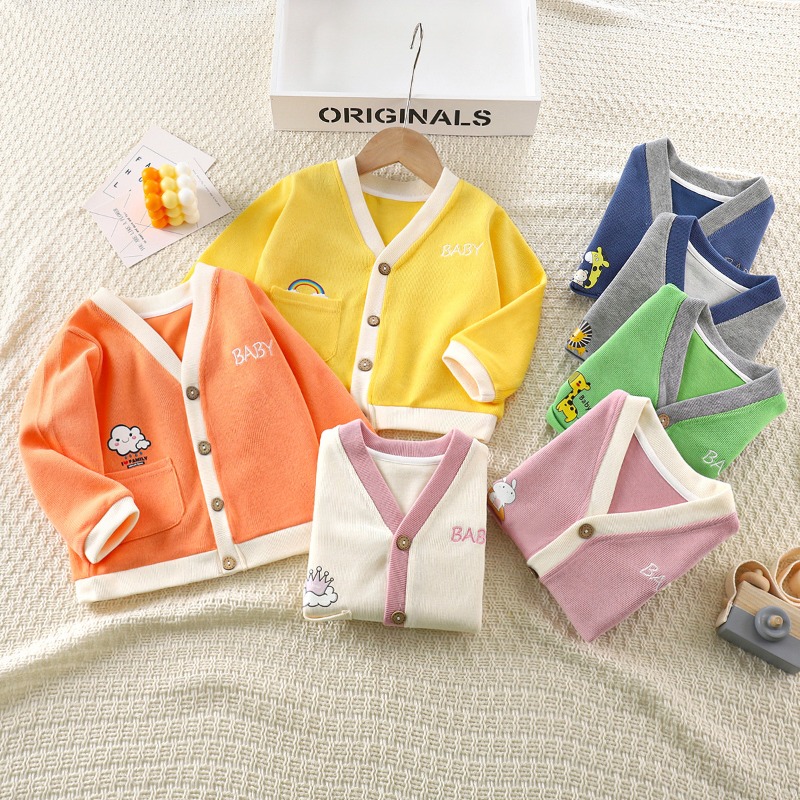 Knit Cardigan Infant - Nouveau Cardigan Tricoté Décontracté Automne Hiver