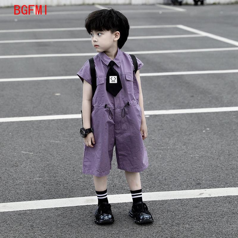 Baby Clothing Boy - Salopette d'été pour enfants, pantalon Capri