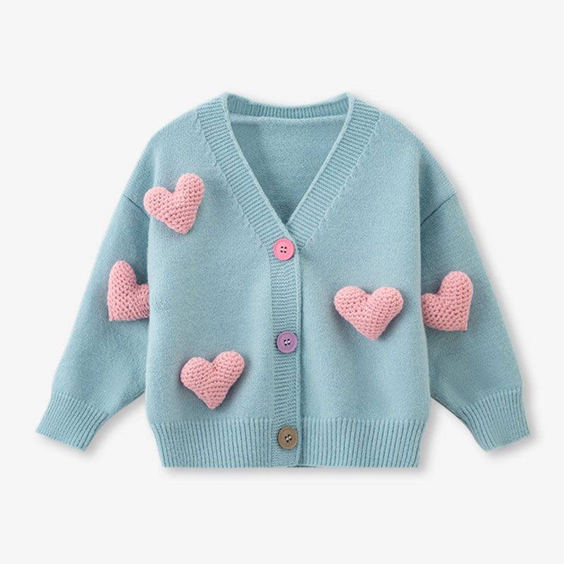 Knit Cardigan Infant - Manteau cardigan Love Will pour filles,