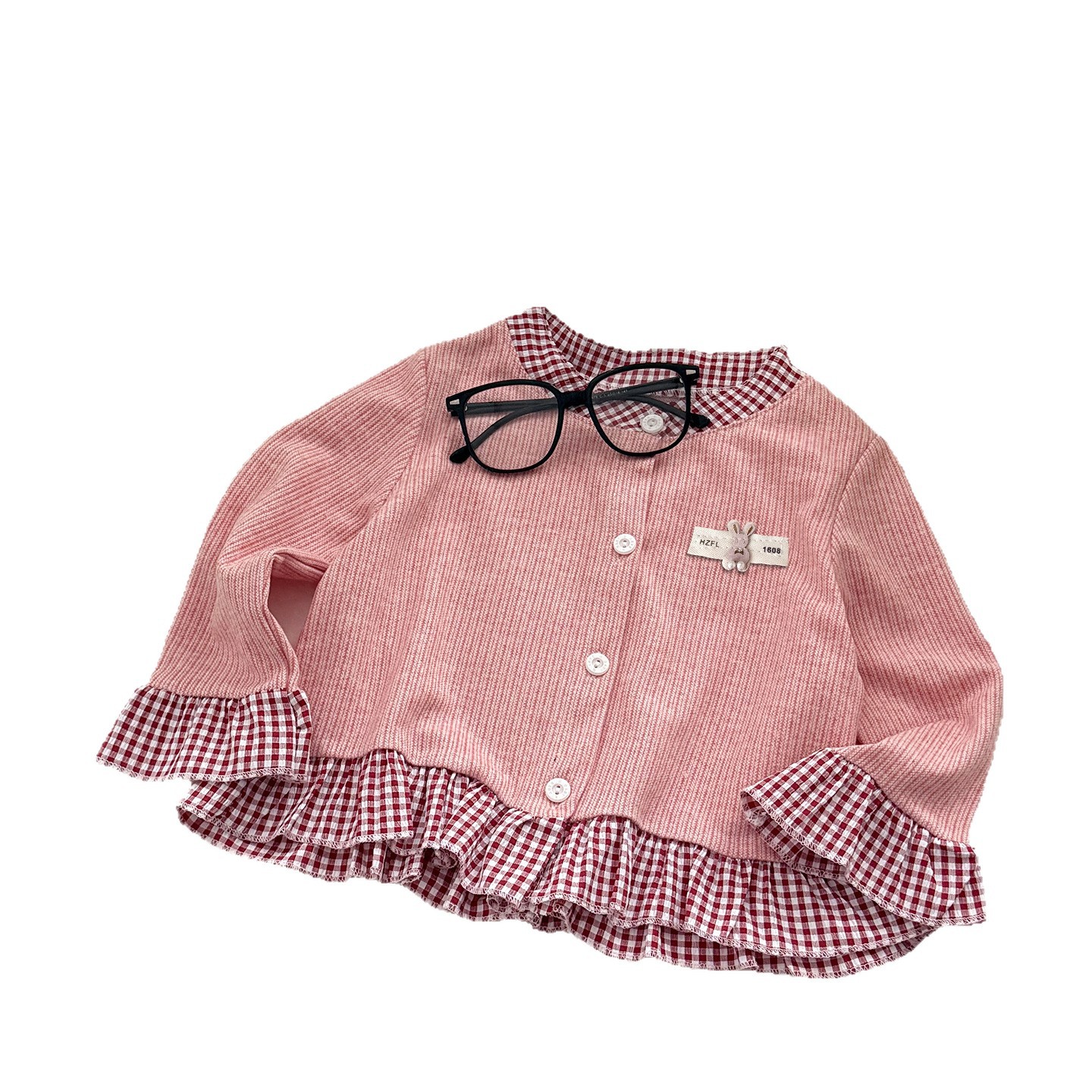 Chemise cardigan à col à volan - Knit Cardigan Infant avis et prix