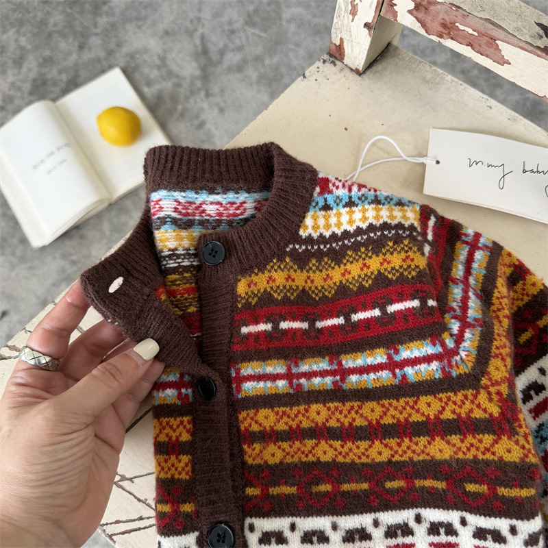 Pull pour enfants, nouvelle co - Knit Cardigan Infant avis et prix
