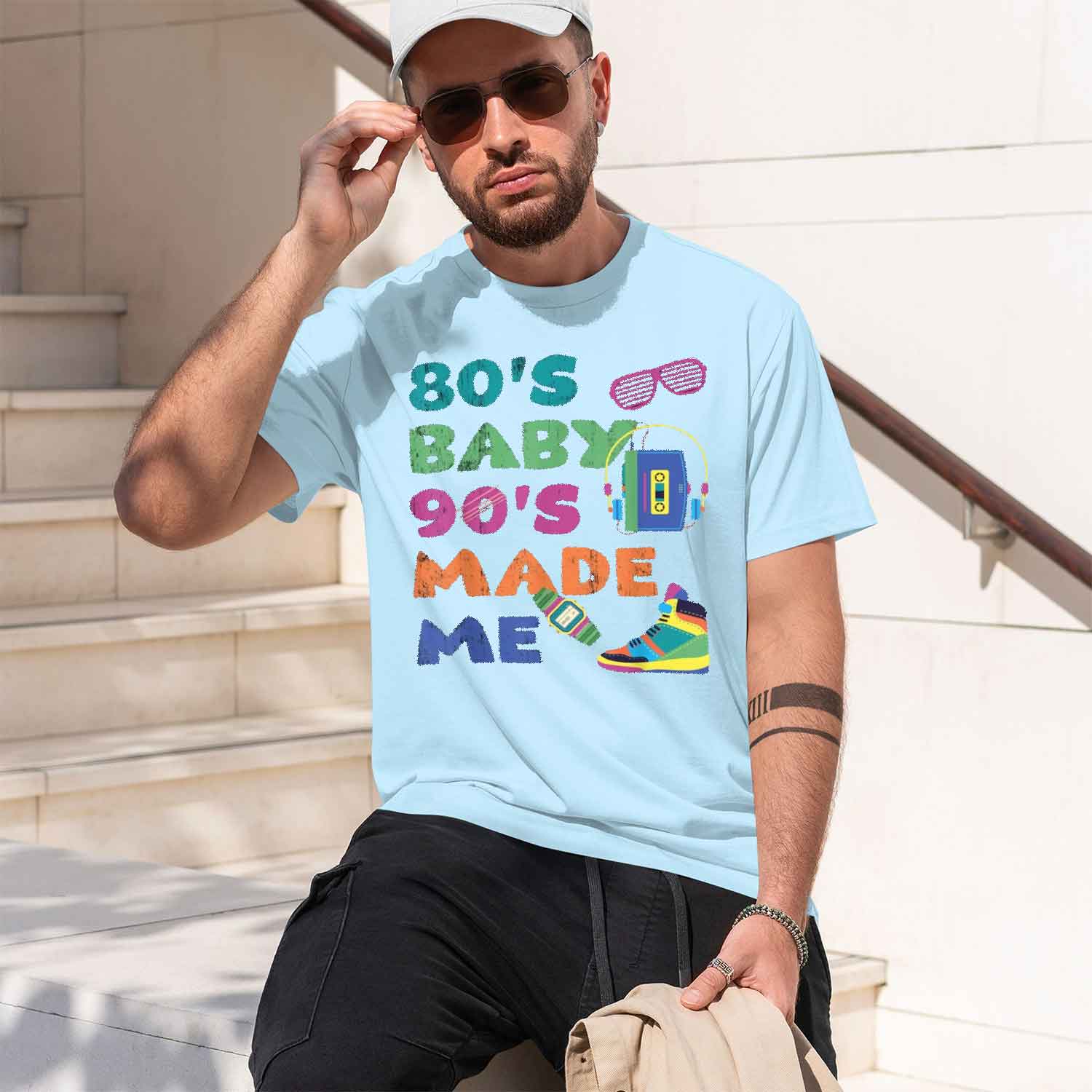 T-shirt rétro nostalgie 80's 9 - Baby Clothing Made In Usa avis et prix